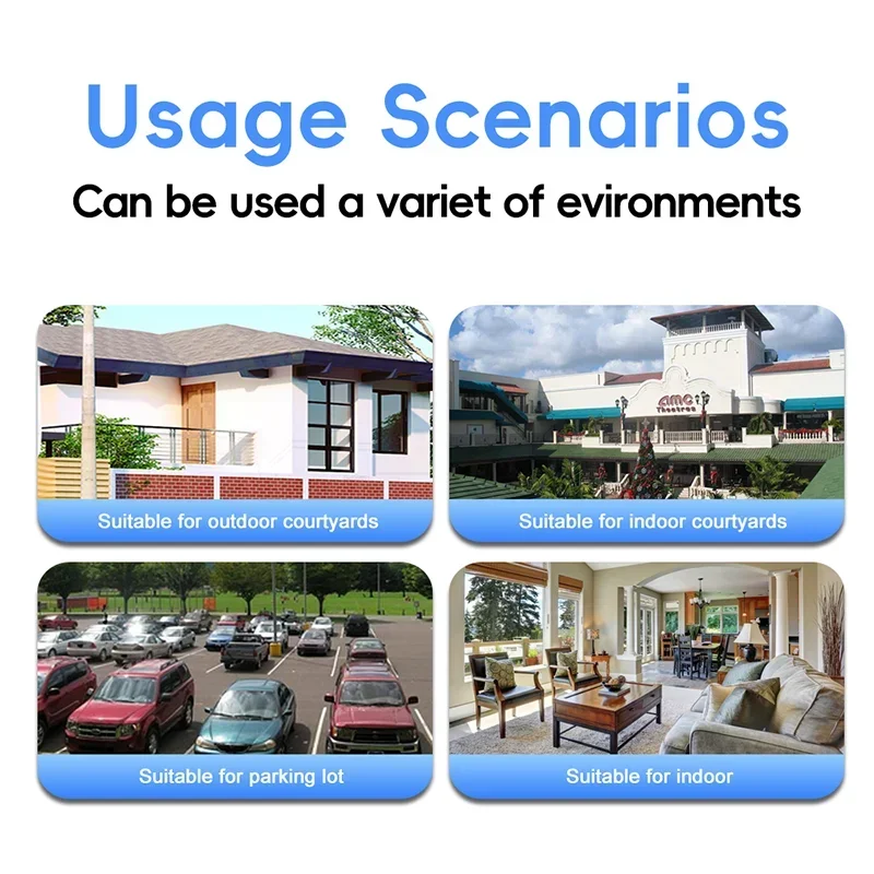 8MP HD Dual Screen WIFI IP Camera Outdoor 4K Dual Lens Camera Ai Human Detection Waterproof CCTV Video Security Camera V380 APP