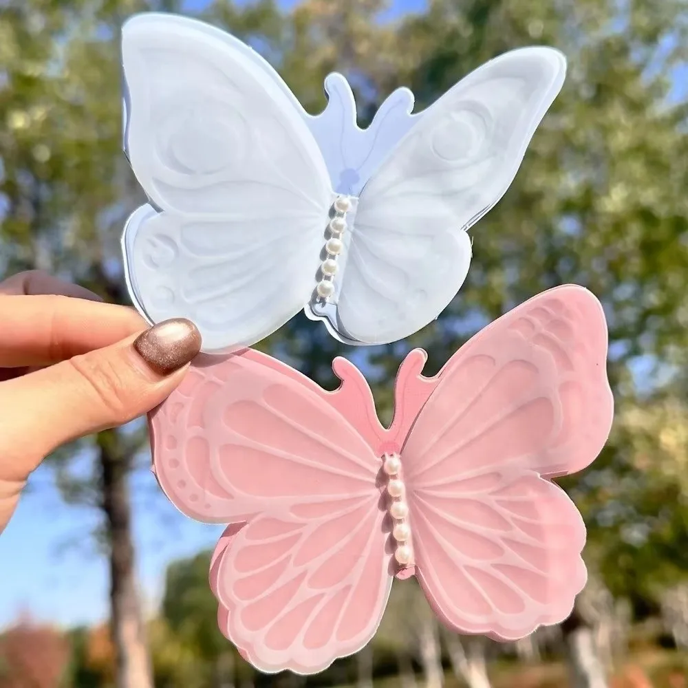With Envelope Butterfly Greeting Card Pearl Accessories Card Size Envelope Invitation Card Sweet Design Birthday Greeting Card