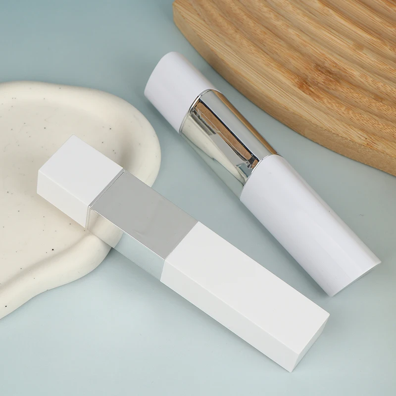 2 IN 1 Foundation Stick Empty Ointment Tube Brightens Concealer Stick Repeatable Filling Container Cosmetics Makeup Tool