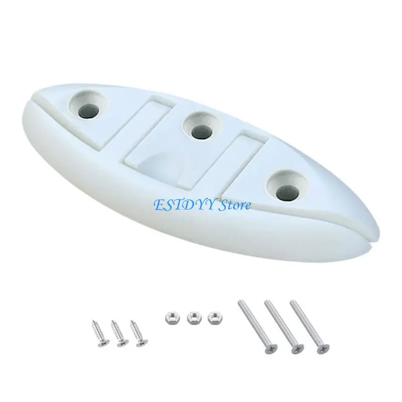 G6DE Quality Nylon Folding Cleat With Screws For Safe Installation On Kayaks Boats And Marine 130mm Seafaring Cleat Foldable view 3