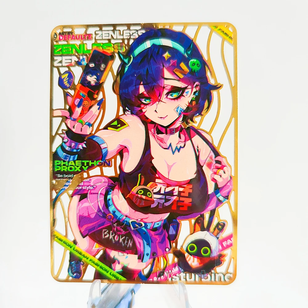 Godin verhaal Matsumoto Rangiku Changli Vivian Banshee Yinlin Genshin Impact Zani Collectible kaart metalen textuur vakantiecadeau