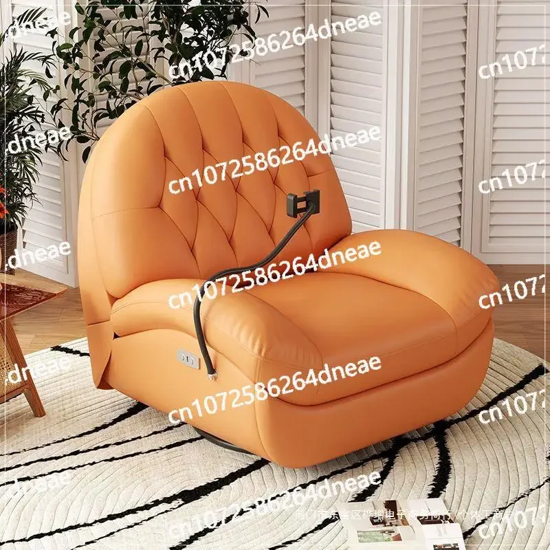 

Multifunctional recliner cabin leisure first-class sofa bedroom space single lazy electric rotating living room rocking chair ho