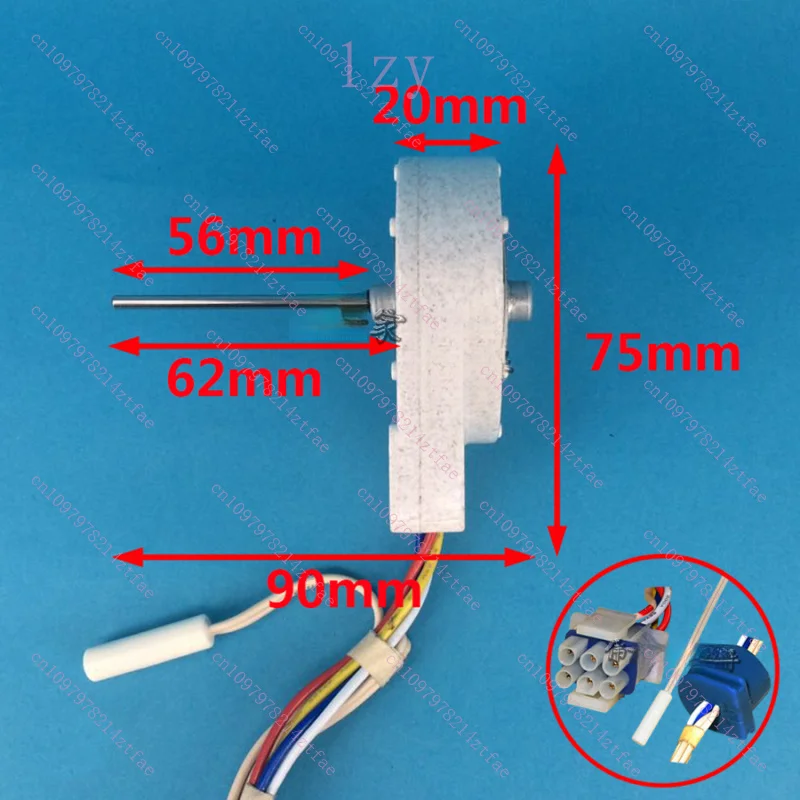 new  for Refrigerator fan with temperature sensing function, refrigeration motor FDQT26GE6 9.75V components