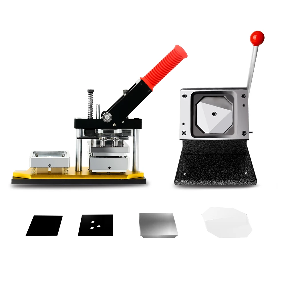 

Машина для изготовления магнитов на холодильник 2,5x2,5 дюйма (63,5*63,5 мм), квадратные магниты на холодильник, с функцией резки и набором материалов (100 шт.)