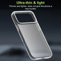 Coque de téléphone transparente pour iPhone 17 13 12 11 18 Pro Max Mini Air, étui antichoc Transparent pour iPhone 16 15 14 Pro Max Plus 16E 17E 5