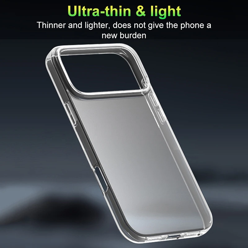 Funda transparente para iPhone 17 13 12 11 Pro Max Mini Air, clara y resistente a golpes, para iPhone 16 15 14 Pro Max Plus 16E 5