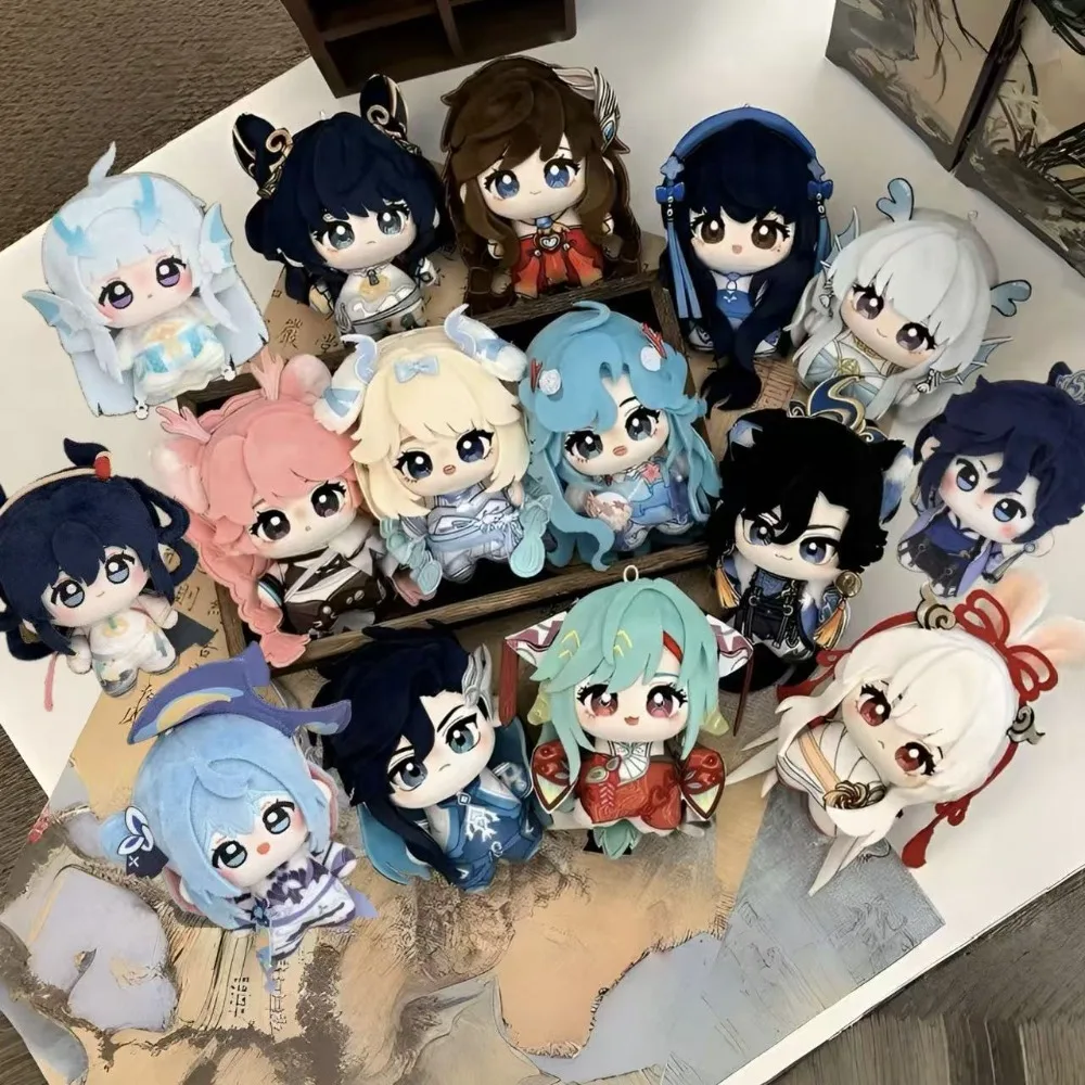 10cm Honor of Kings Peripheral Keychain Cute Backpack Plush Doll Pendant Jewelry Accessory Gift Fan Home Hanging Decorations