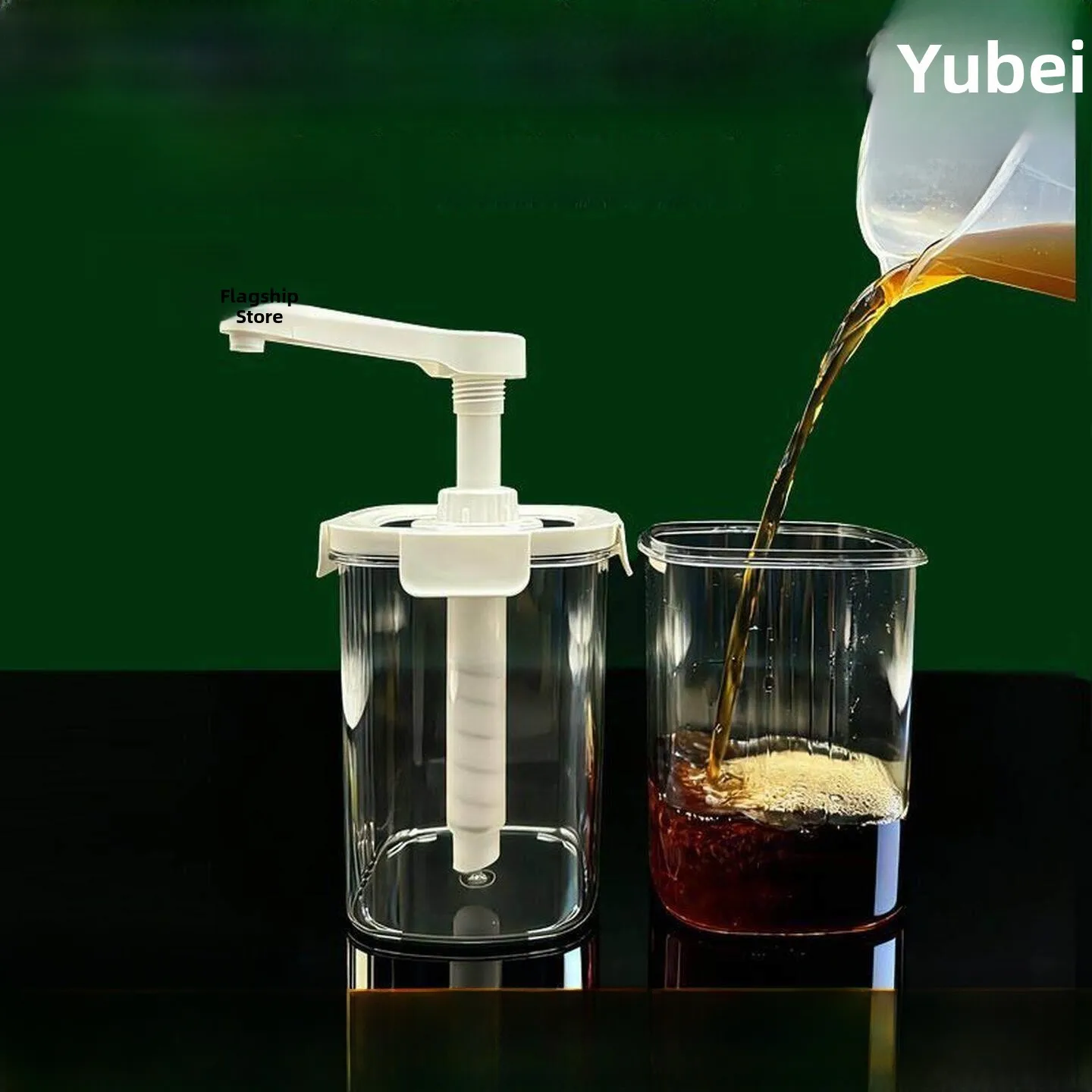 Portable Sealed Cylinder Plastic Sauce Dispenser for Barbecue Shop Spicy Mustard Oil Vinegar Soy Sauce Paste Jar view 5