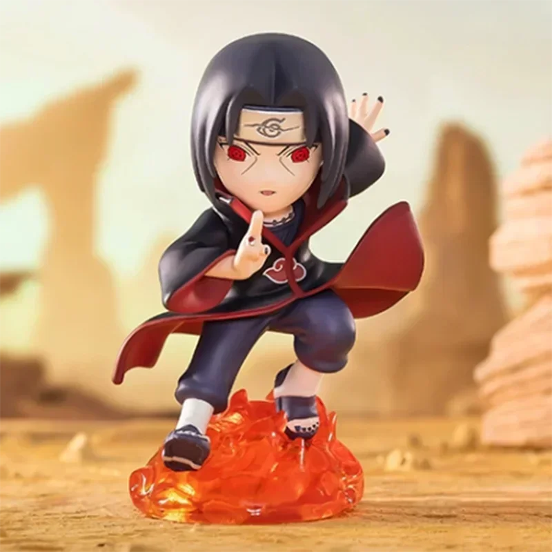 POP MART NARUTO Ninkai Taisen Serie Blind Box Guess Bag Desktop Decoratie Leuk Model Cadeau Meisje Speelgoed Anime