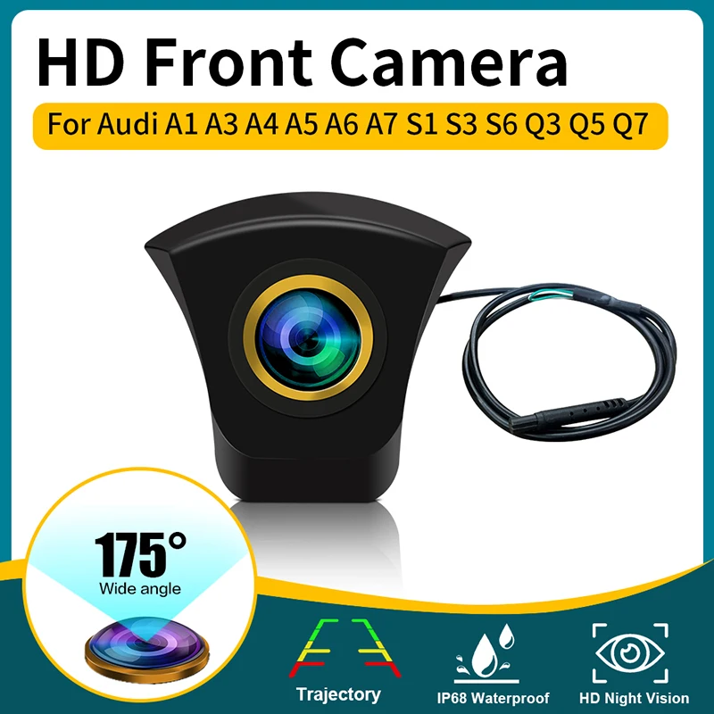 

Для Audi A1 A2 A3 A4 A5 A6 A7 A8 A4L A6L Q3 Q5 Q7 TT TTS Водонепроницаемая парковочная камера ночного видения с видом спереди Резервная камера заднего вида