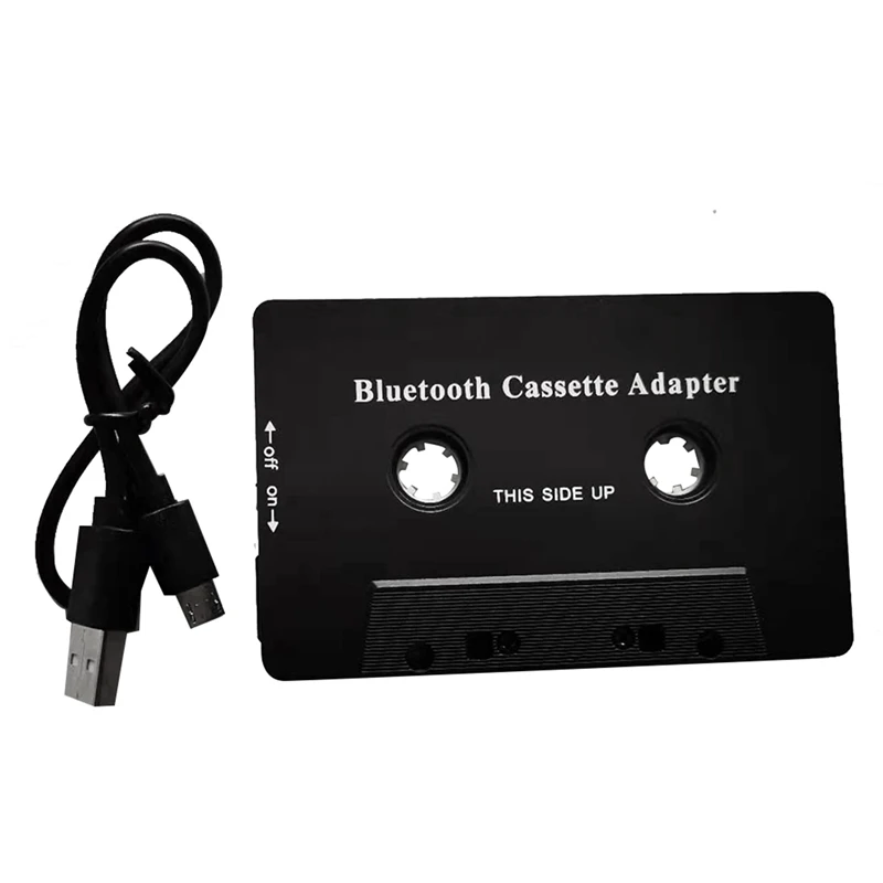 

5X Universal Cassette Bluetooth 5.0 Audio Car Tape Aux Stereo Adapter With Mic For Phone MP3 AUX Cable CD Player