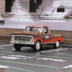 M2 1:64 Scale F100 Pickup Plastic Retro Car Model Finished Product Simulation Toy Collection Gift In Bulk Static Model