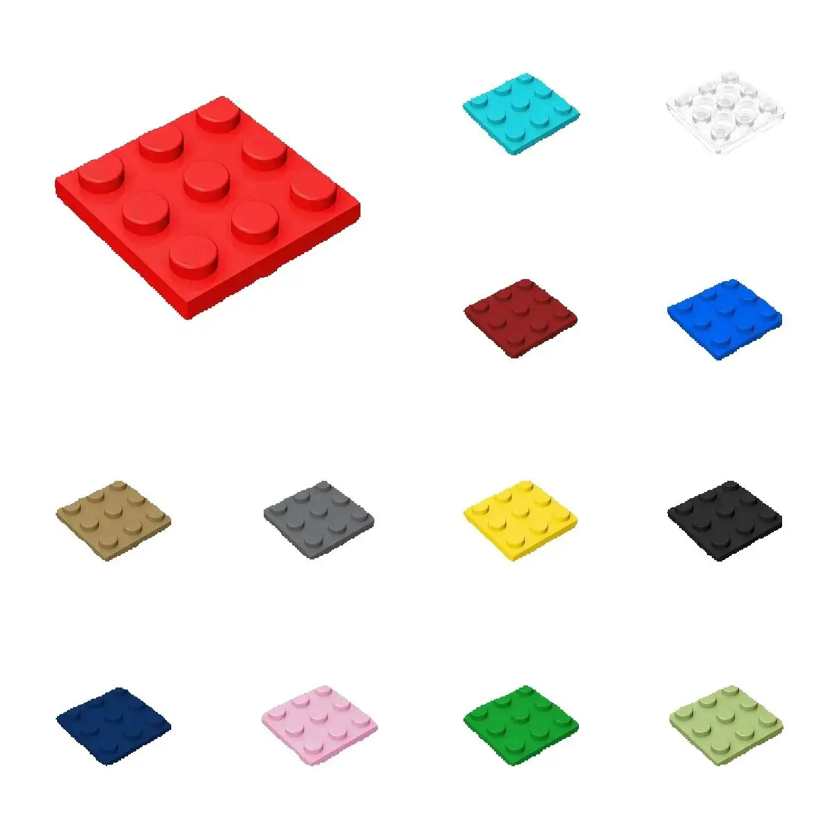 

50 шт., головоломка, частицы 11212, 3x3, шиномонтажные пластины, комплект строительных блоков, высокотехнологичная доска, световая панель, кирпичи, игрушки, подарок для детей, дропшиппинг