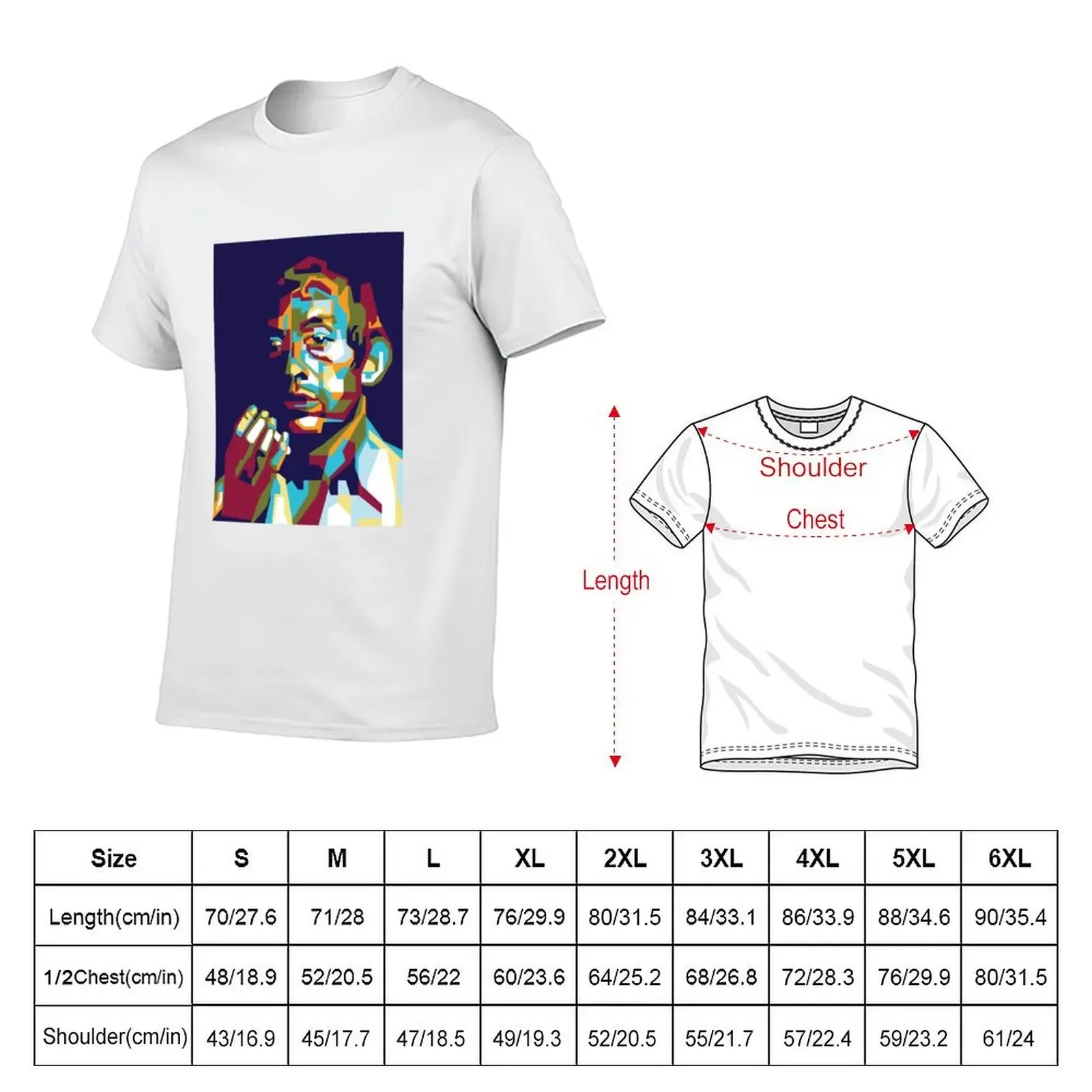 Serge Gainsbourg T-shirt vintage clothes customizeds black t shirts for men