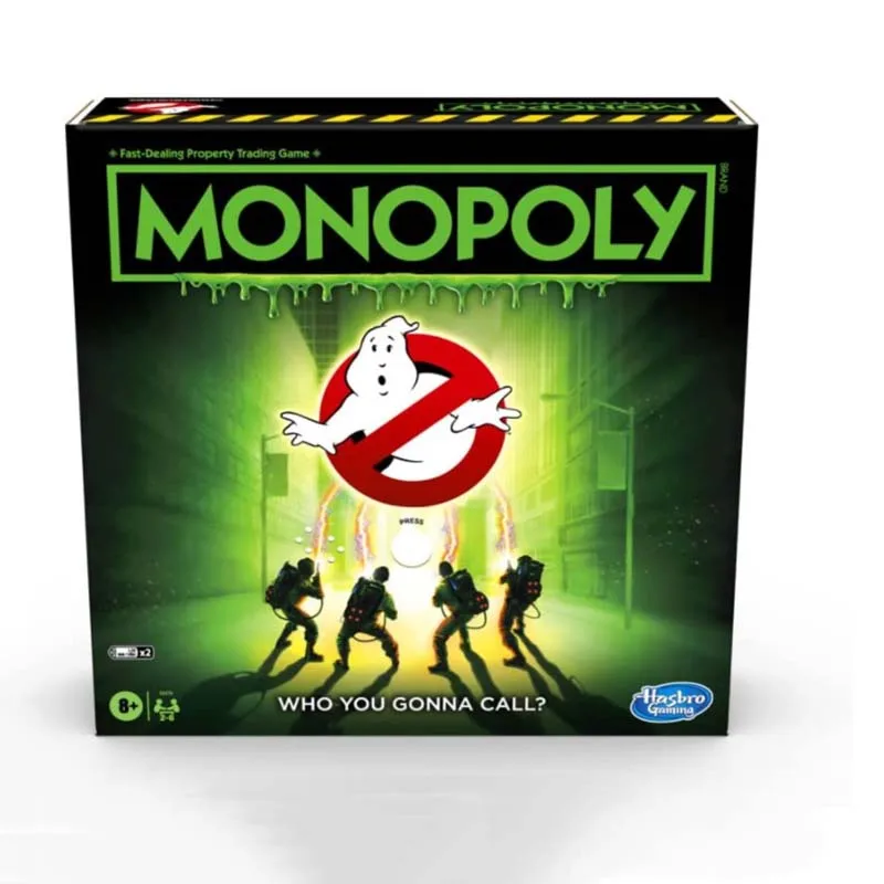 Hasbro Monopoly Ghostbusters Board Game Family Party Card Board Puzzle Toy Multiplayer Kids Adult Toy Gift