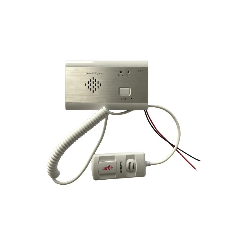 Sistema de chamada de enfermeira com fio hospitalar de alta qualidade Sistema de botão de chamada com unidade principal de cama