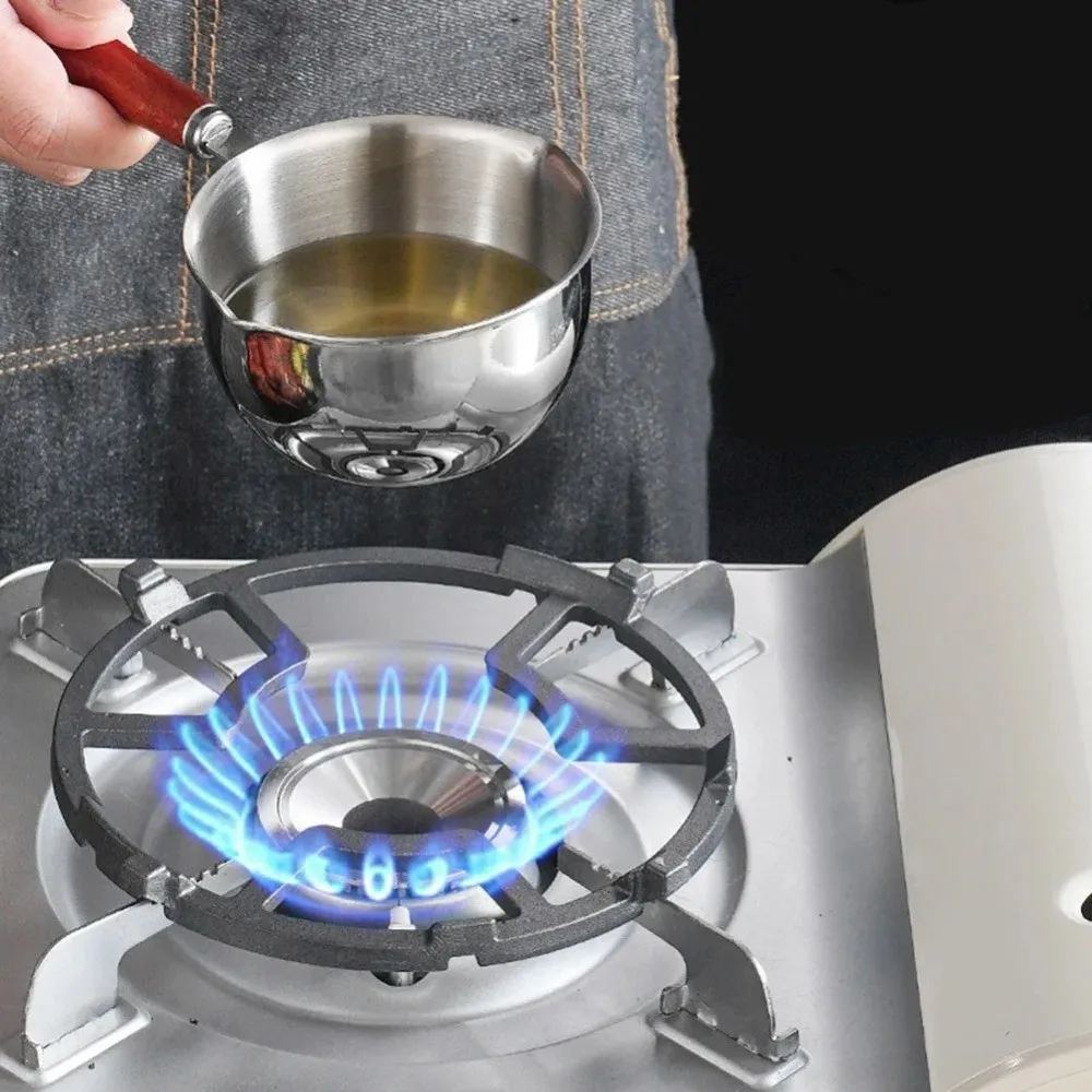 180/300ml Oil Pouring Spoon Short/Long Handle Heat-Resistant Hot Oil Spoon Anti Scalding Stainless Steel Kitchen Pouring Spoon