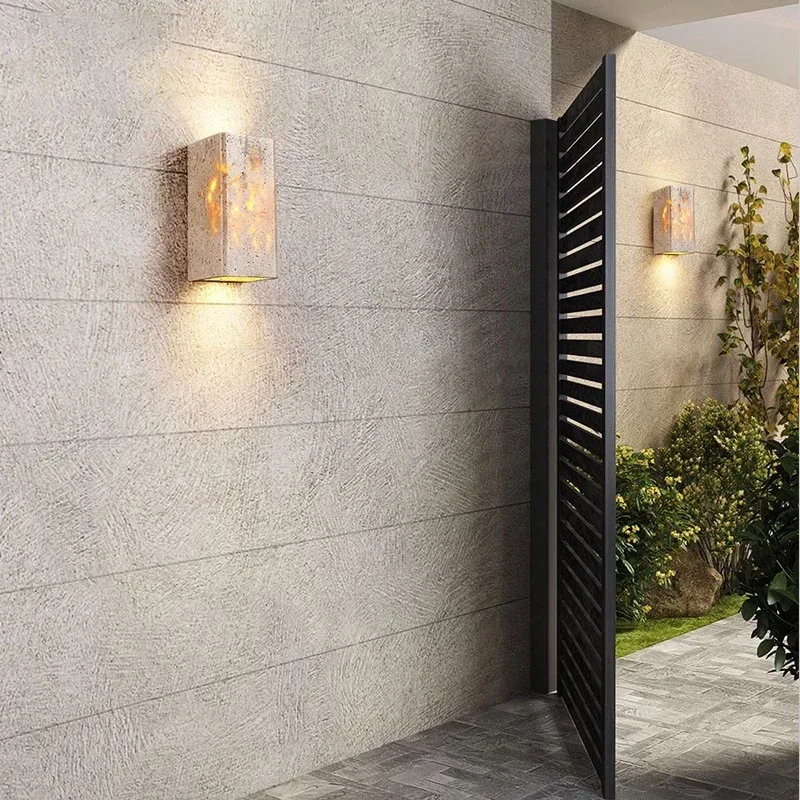 Modern Waterproof Led Wall Lamp Courtyard Design Bedroom Homestay Villa Garden Wall Washing Outdoor Fence Decor Lighting Fixture