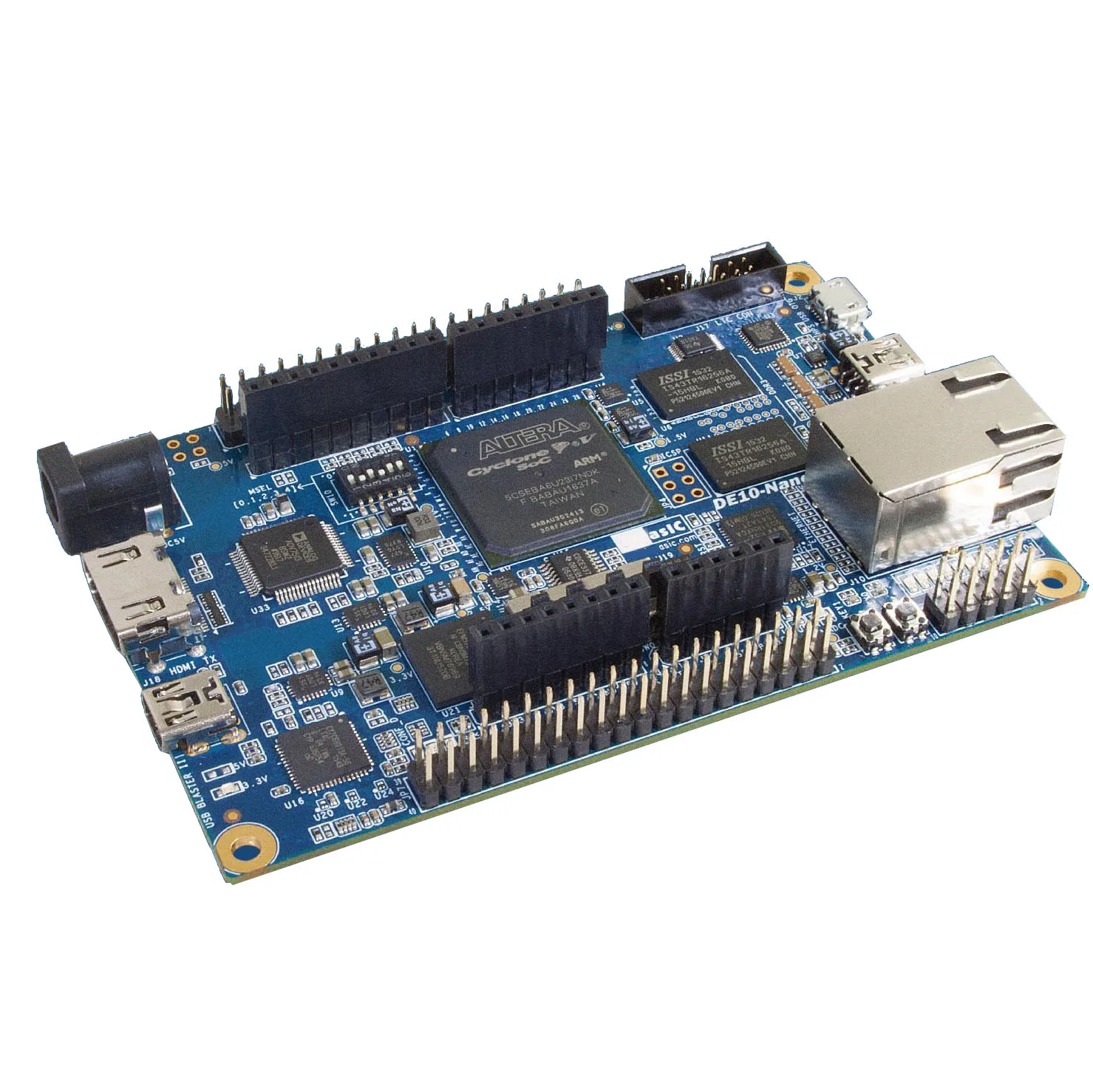 DE10-nano FPGA Development Board Altera CycloneV SoC Dual-core ARM Cortex-A9 with ADC G-Sensor Ethernet HDMI-compatible Arduino