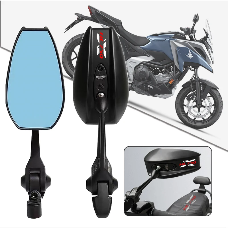 

Motorcycle Rear View Mirror Reverse Mirrors Reflective Side Mirror For Honda NC750X NC700S NC700X NC750S NC750X/S Custom LOGO
