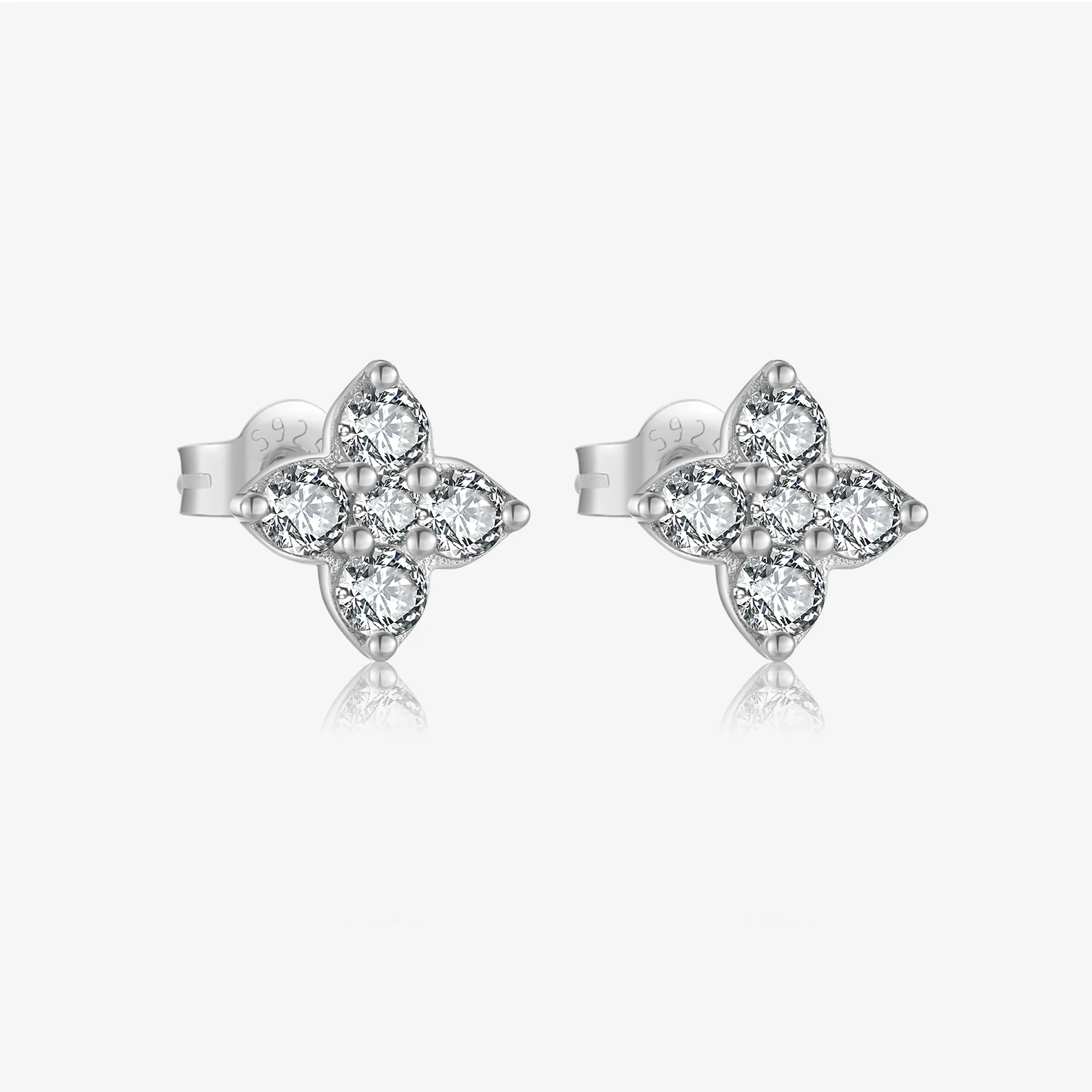 

VEWANT Women 925 Sterling Silver CZ Zircon Star Stud Earring 2025 Dainty Tiny Luxury Fine Wedding Anniversary Jewelry Gift
