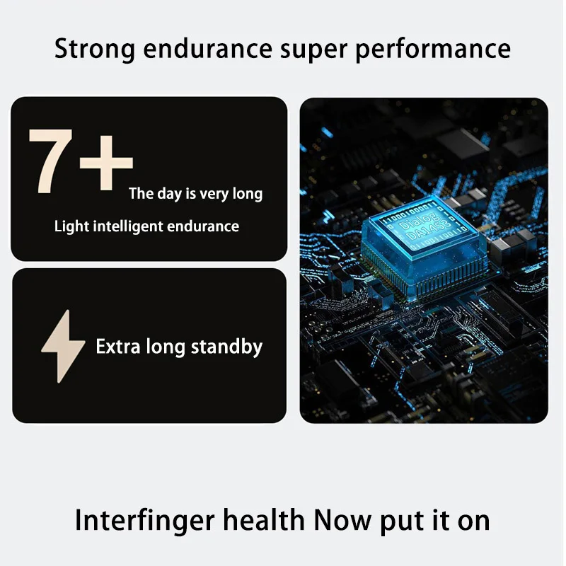 Smart Ring Waterproof Body Monitoring Exercise Heart Rate Blood Pressure Blood Oxygen Detection Magnetic Charging Titanium Alloy - Image 4