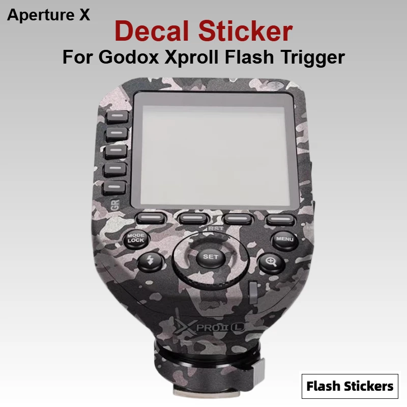Наклейка-скин для фотовспышки Godox XproII (XPROII-L/C/N/S) TTL, защитная пленка для передатчика Godox X Pro II