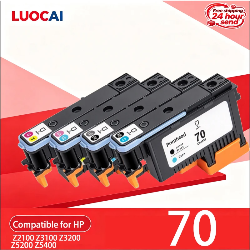 1set 70 printhead Ink Cartridge Printhead Compatible For HP DesignJet Z2100 Z3100 Z3200 Z5200 Z5400 Printer
