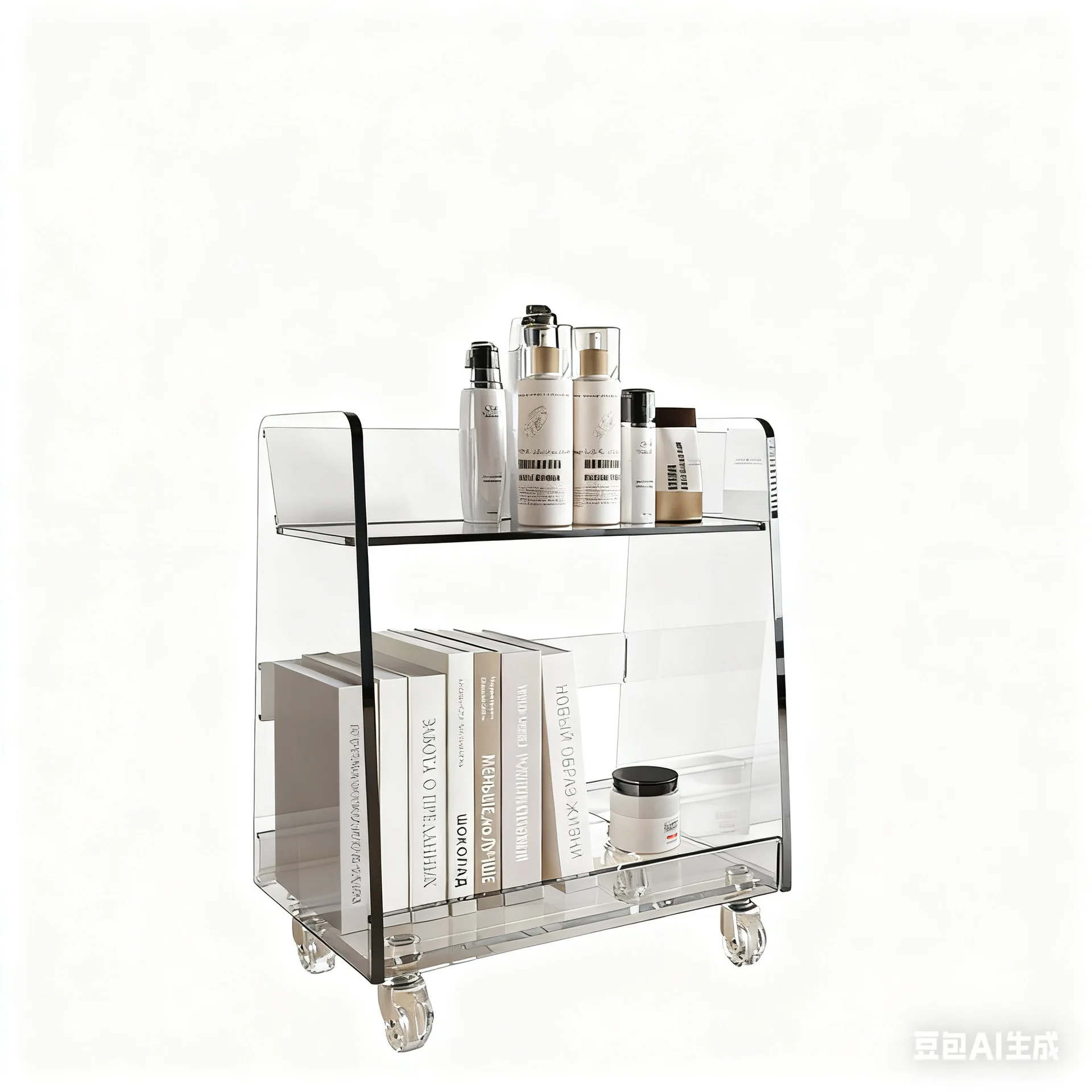 Simple movable trolley Home storage Multifunctional side few Sofa shelf