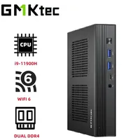 GMKtec M4 MINI PC 12th Core i9-11900H Windows 11 DDR4 3200Mhz M.2 2280 NVME SSD RJ45*2 USB3.2*6 BT5 .2 WiFi 6 Gaming Computer