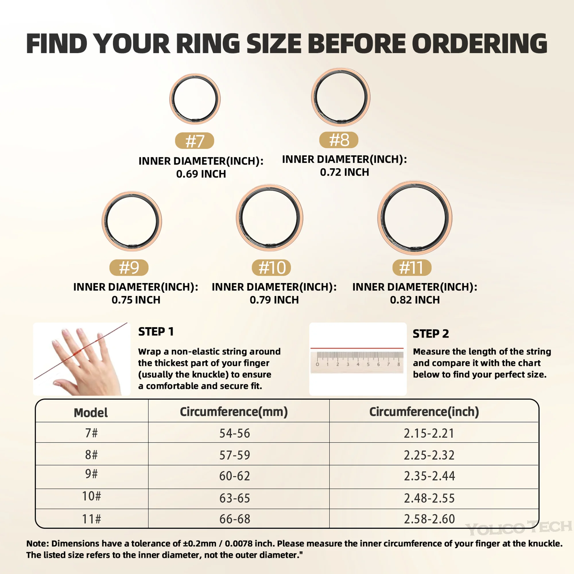 Smart Ring With Body Temperature, IP68 Waterproof Stainless Steel Smart Ring For Couples, Health Tracker Gift For Family Includes A Distinctive Charging Case
