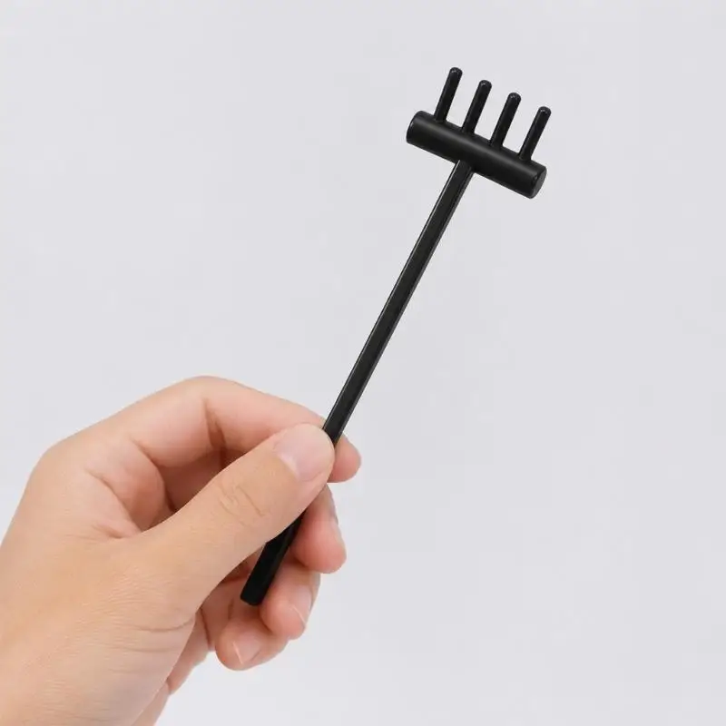 31BA Mini Sand Tray Tools with Resin Rakes for Mindful Desk Activity