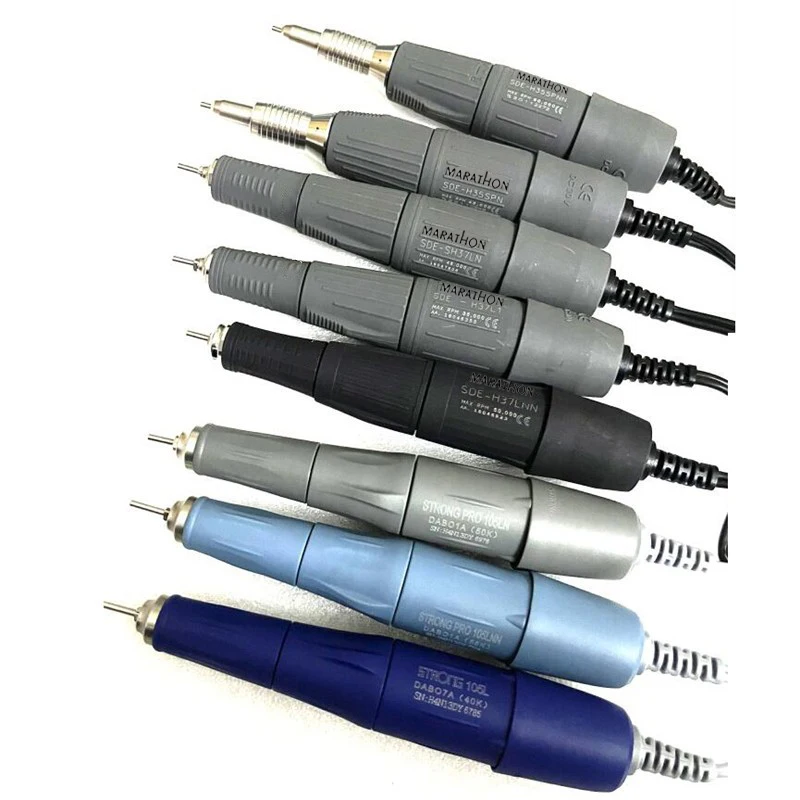 Nail Drill Pen 35K 45K 55K SDE H37L1 H35SPN 105L Handpiece For MARATHON STRONG 210 90 204 207B Electric Manicure machine Handle