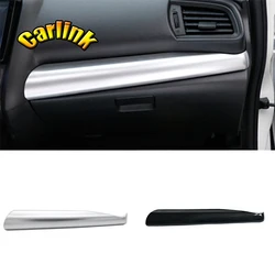 For Honda FIT JAZZ 2014 - 2018 ABS Carbon/Matte Car Interior Co-pilot Decoration Strip cover trim car styling accessories 1pcs