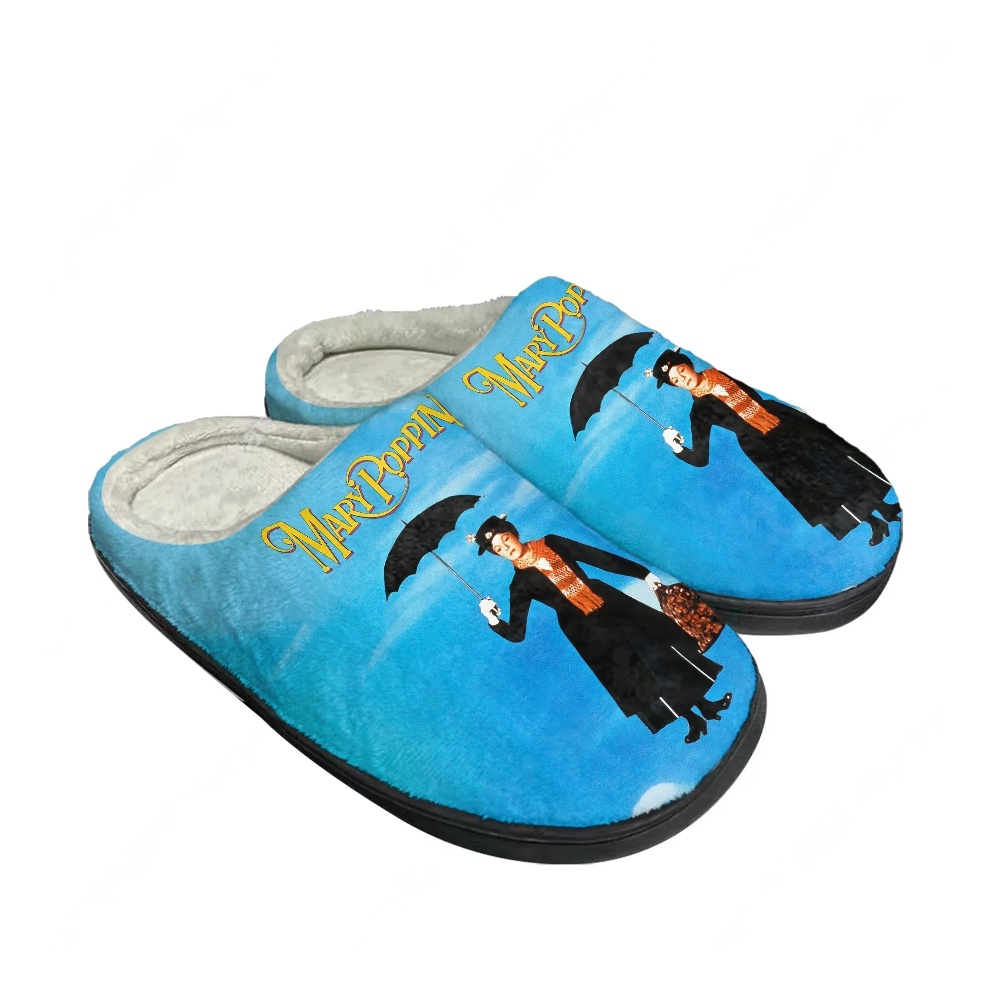 

Mary-Poppins Cotton Shoe Family Slipper Mens Womens Teenagers High Quality Plush Indoor Casual Warm Shoes Customized Slipper