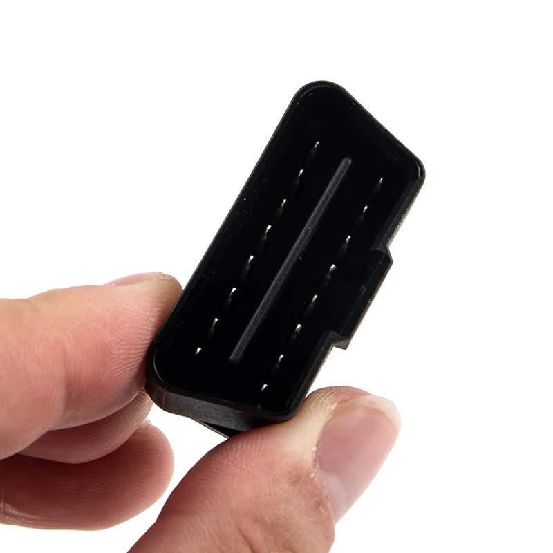 16-pinowe męskie złącze samochodowe OBD2 gniazda Adapter obd narzędzia diagnostycznego złącze wtykowe OBDII 12V
