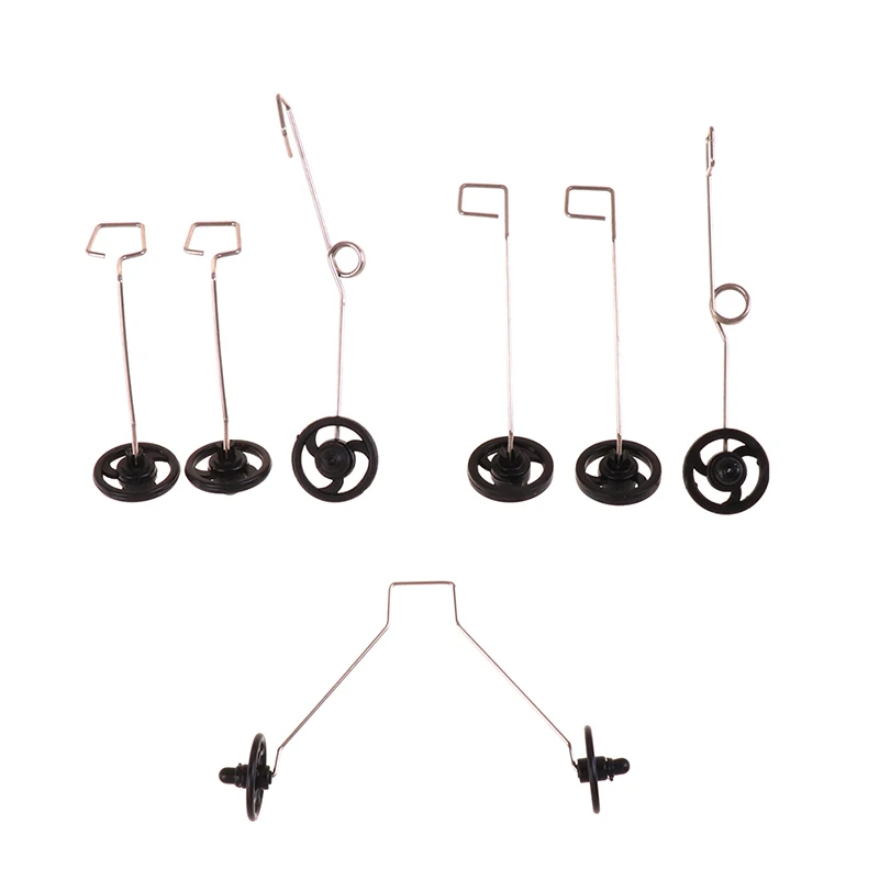 1 ensemble mousse main lancer foetal der train d'atterrissage Kit avec roue avion accessoires pour Cessna J-11 J-20 SU27 SU57 F22 SU35