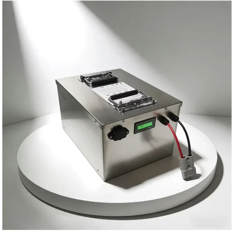 12V 24V 48V 100Ah‑400Ah LiFePO4 Battery Pack with Charger, Deep Cycle Lithium Iron Phosphate Battery, Built-in BMS, for RV, Cam
