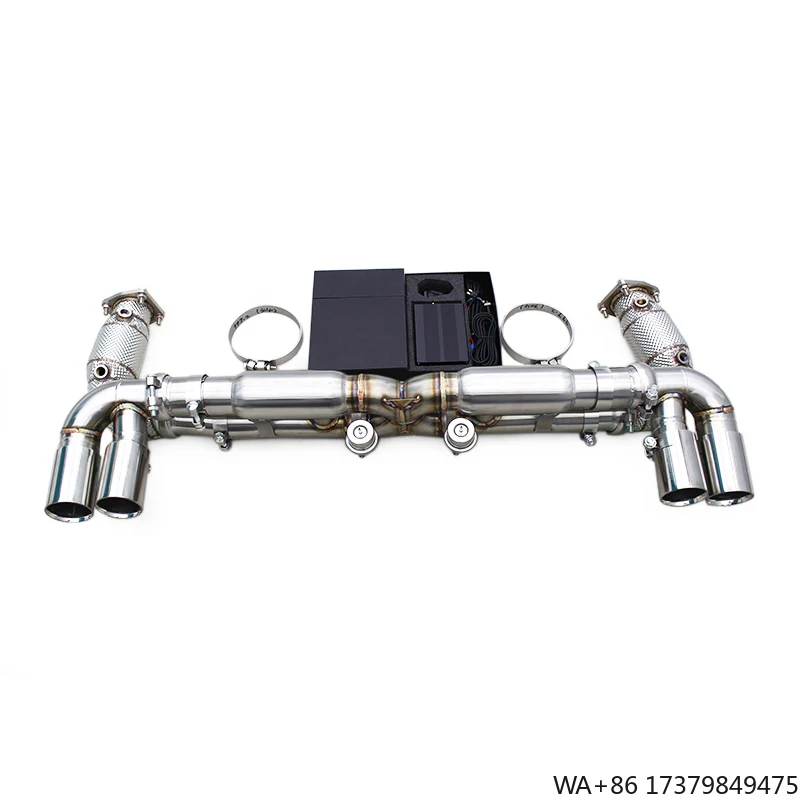 

Race Supersport Exhaust With Cat Pipe for Porsche 911 997/997.2 Turbo S 3.8T 2010-2013 Valved Catback Muffler With Catted Header