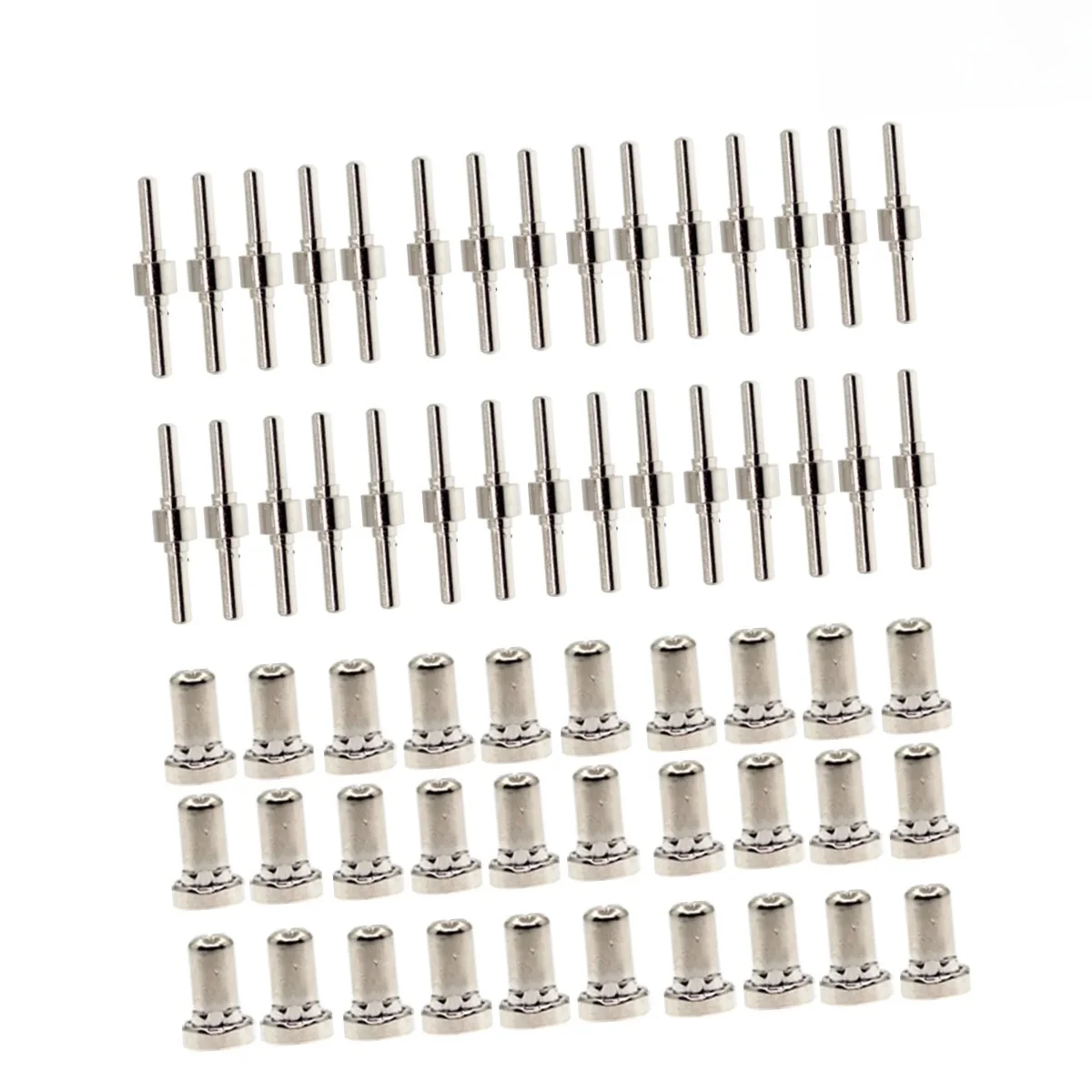 For HYC45D HYC50D CUT50 PLC50D HYC410 PT-31 PT31 LG40 Electrode Tips Plasma Cutter Torch Consumables Extended Nickel Plated