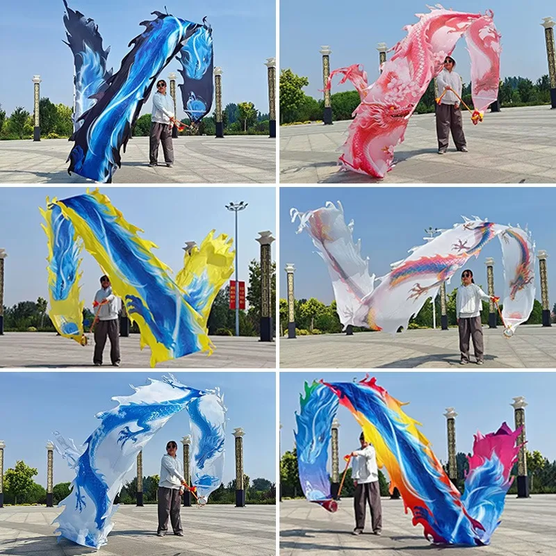 

Набор для фитнеса «Китайский дракон» (6/8 м), моющийся, для взрослых, для выступлений на площади, для фестивалей, реквизит для мероприятий, подарки на День защиты детей