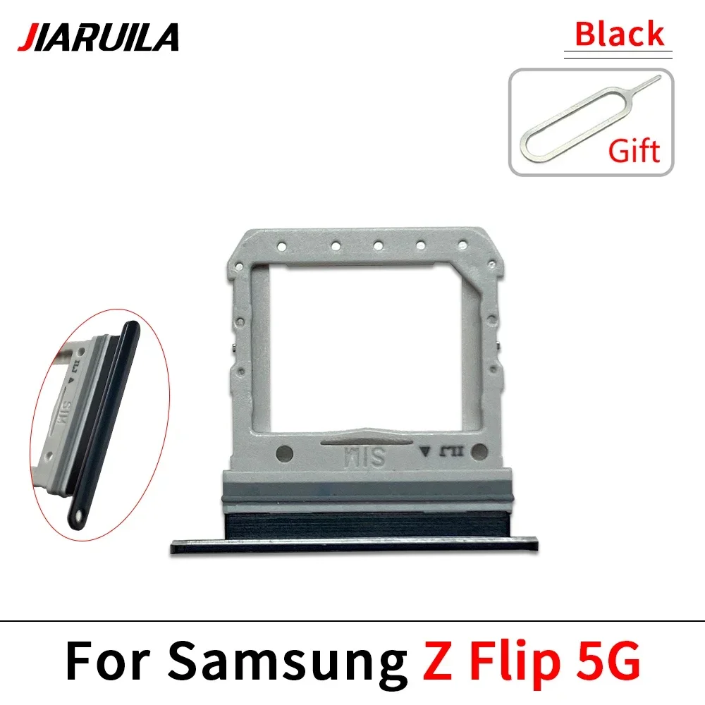 New Sim Card Tray For Samsung Z Flip 2 3 4 5 5G Chip Slot Holder Adapter Socket Micro Nano Socket Part