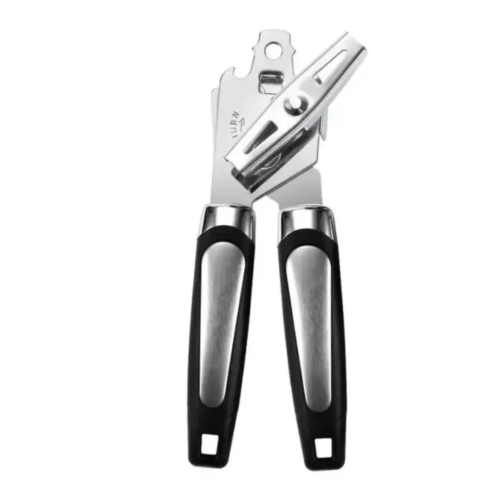 

Handheld Strong Heavy Duty Stainless Steel Can Opener, Sharp Blade Smooth Edge, Can Openers with Multifunctional Bottle Opener