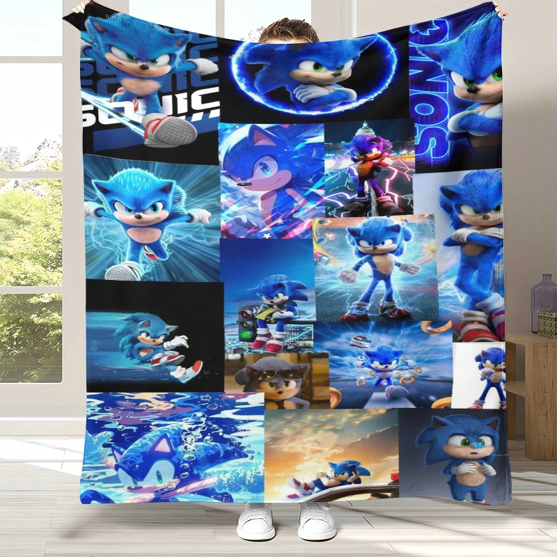 Imagen 5: Manta de Franela con Diseño Retro de S-Sonic, Ultra Suave y Cálida, para el Hogar, Dormitorio, Cama, Sofá, Camping, Picnic, Regalo