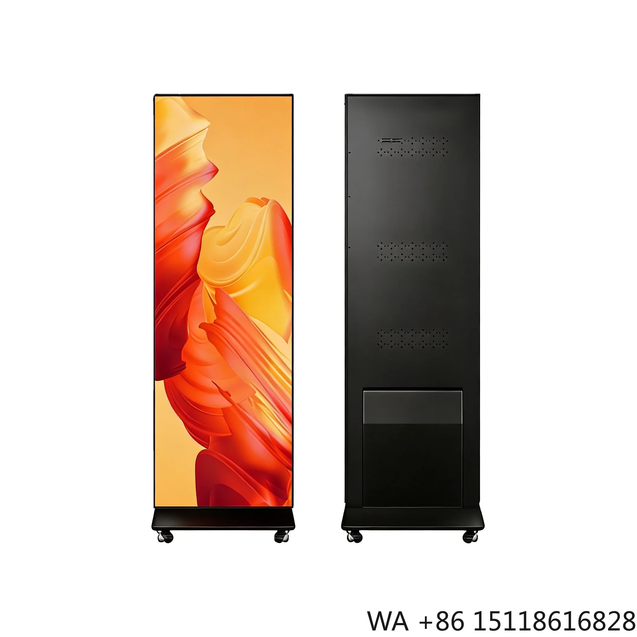 Indoor/Outdoor GOB LED Poster Display Screen LED Wall Panel HD High Quality Waterproof Portable Foldable Advertising Screen