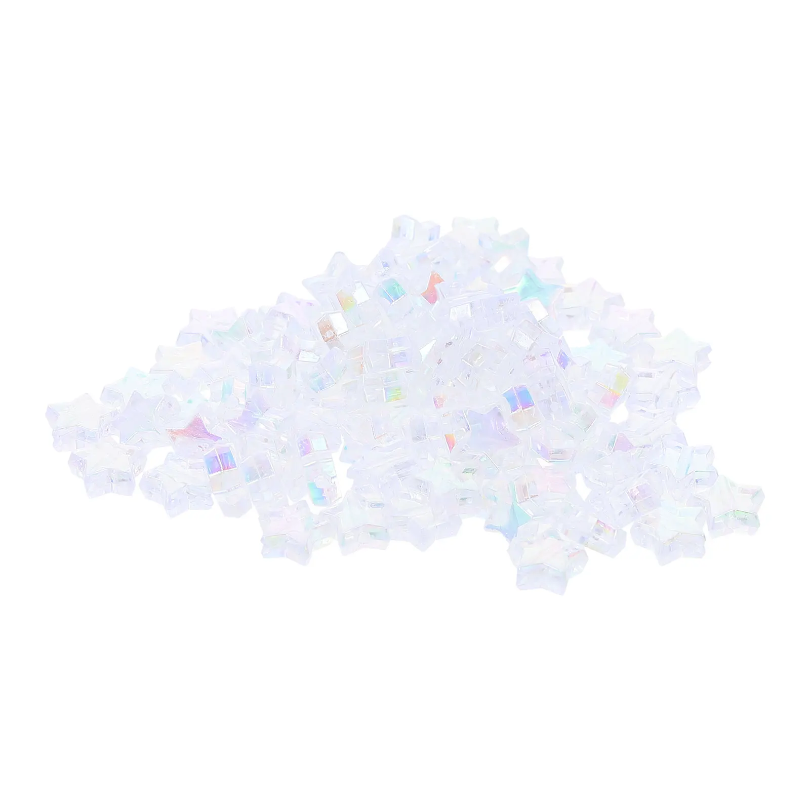 

1 Bag Acrylic Star Shape Beads 5-Sided Diy Jewelry Craft Decorative Loose Spacer Beads For Bracelets Necklaces Earrings Making