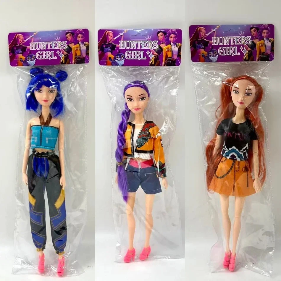 

2025 Куклы Kpop Охотники на демонов Фигурка Игрушка Руми Мира Зои Красивая принцесса Куклы для маленьких девочек Пластиковая игрушка «сделай сам» для девочек