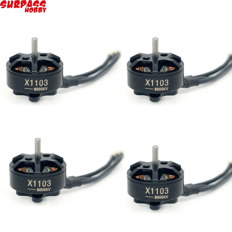 

1 / 2 /4 pcs Racing Edition X1103 8000KV 2-3S Brushless Motor For FPV Racing Drone RC Quadcopter FPV DIY Models RC Parts Accs