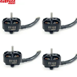 1 / 2 /4 pcs Racing Edition X1103 8000KV 2-3S  Brushless Motor For FPV Racing Drone RC Quadcopter FPV DIY Models RC Parts Accs