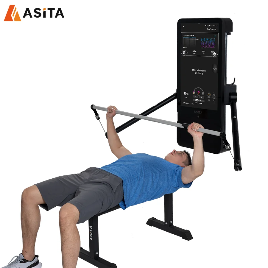 Digital Motorized Wall Mounted Smart Fitness Equipment for Strength and Weight Training